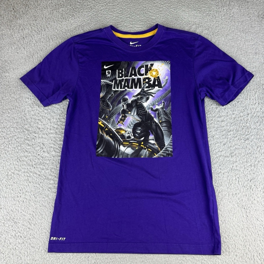 Men's Nike Dri-FIT Kobe Bryant Black Mamba Comic Purple T-Shirt, Size Small